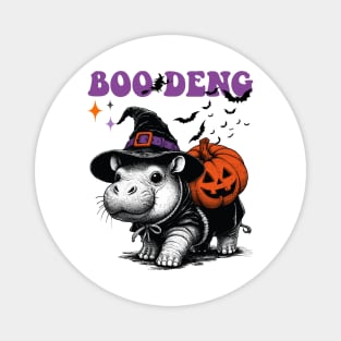 Moo Deng Halloween Magnet